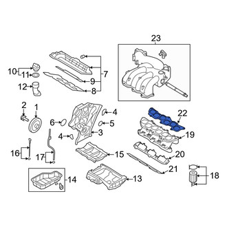 Kia OE - Fuel Injection Plenum Gasket