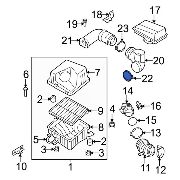 Engine Air Duct Clamp