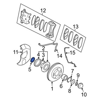 Kia OE - Front Wheel Seal