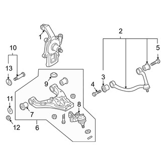Kia OE - Front Suspension - Suspension Components (RWD)
