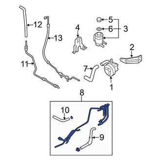 Kia OE - Power Steering Return Hose