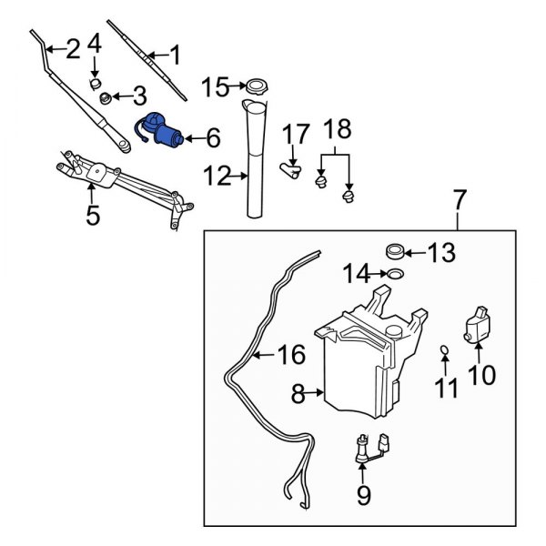 Windshield Wiper Motor