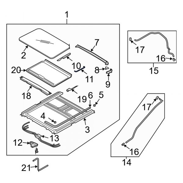 Sunroof Hinge