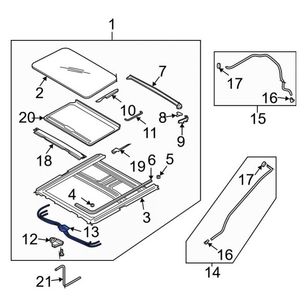 Sunroof Wiring Harness