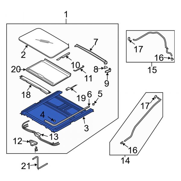 Sunroof Frame