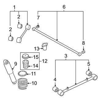 Kia OE - Rear Suspension - Suspension Components (EX)