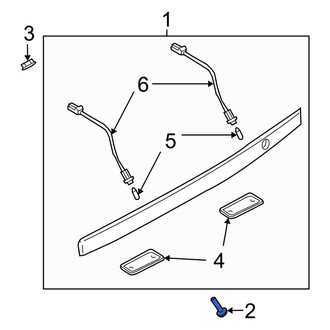 Kia OE - License Plate Light Bolt