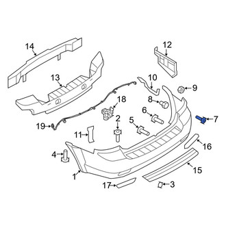 Kia OE - Back Up Light Assembly Screw
