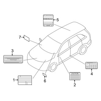 Kia OE - Information Labels - Labels
