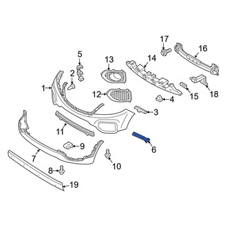 Kia OE - Front Left Bumper Cover Reinforcement