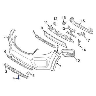 Kia OE - Radiator Support Splash Shield Bolt