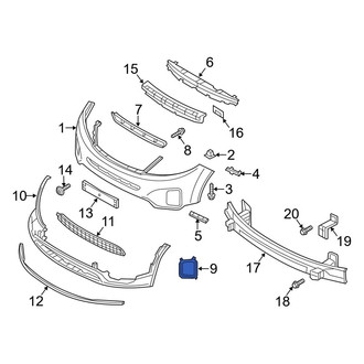 Kia OE - Front Right Fog Light Trim