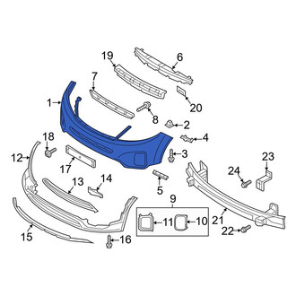 Kia OE - Front Upper Bumper Cover