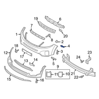 Kia OE - Front Left Bumper Cover Bracket