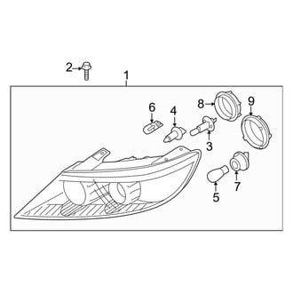 Kia OE - Front Lamps - Headlamp Components