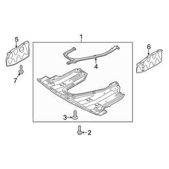 Kia OE - Radiator Support - Splash Shields (3.3L)