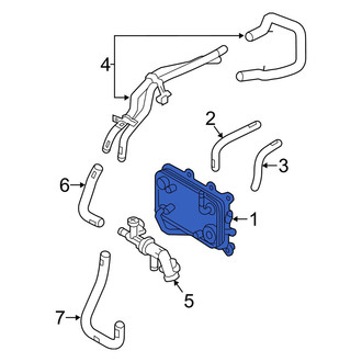 Kia OE - Automatic Transmission Oil Cooler