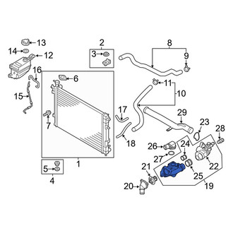 Kia OE - Upper Engine Coolant Thermostat Housing