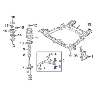 Kia OE - Front Rearward Suspension Control Arm Bushing