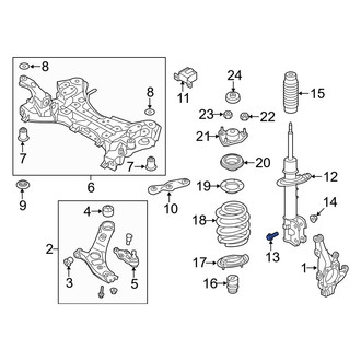 Kia OE - Front Suspension Strut Bolt
