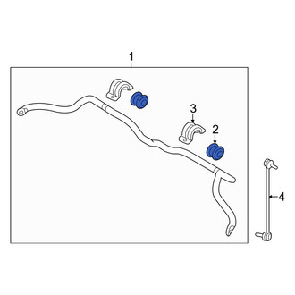 Kia OE - Front Suspension Stabilizer Bar Bushing