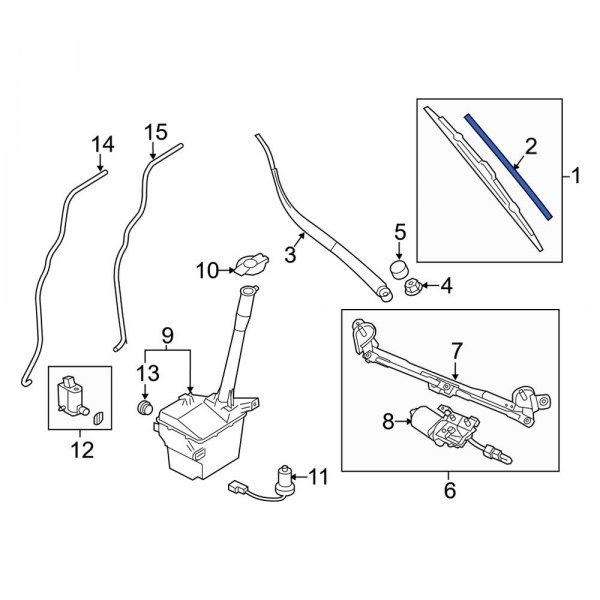 Windshield Wiper Blade Refill