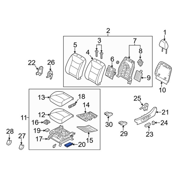 Power Seat Control Module