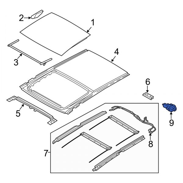 Sunroof Motor