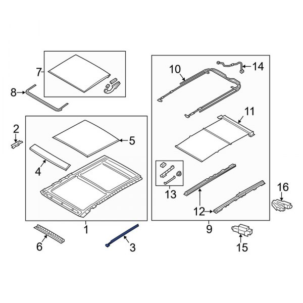 Sunroof Molding