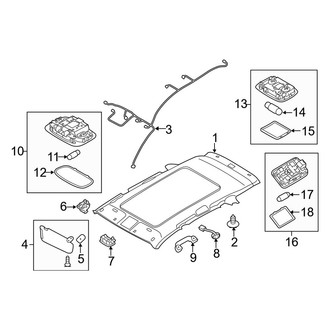 Kia OE - Roof - Interior Trim (With Sunroof)