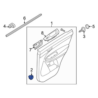 Kia OE - Door Interior Trim Panel Retainer