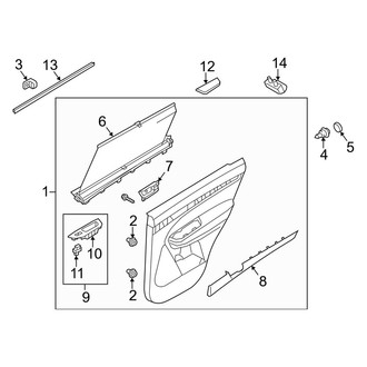 Kia OE - Rear Door - Interior Trim