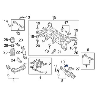 Kia OE - Rear Lower Inner Suspension Control Arm Bolt