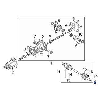 Kia OE - CV Joint Nut