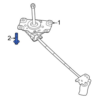 Kia OE - Spare Tire Carrier Winch Bolt