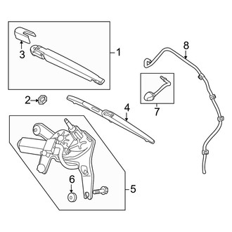 Kia OE - Lift Gate - Wiper & Washer Components