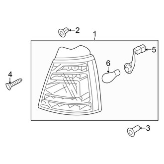 Kia OE - Rear Lamps - Tail Lamps (With LED)