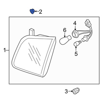 Kia OE - Upper Tail Light Nut