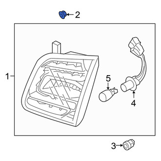 Kia OE - Upper Tail Light Nut