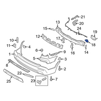 Kia OE - Inner Bumper Impact Bar Bracket