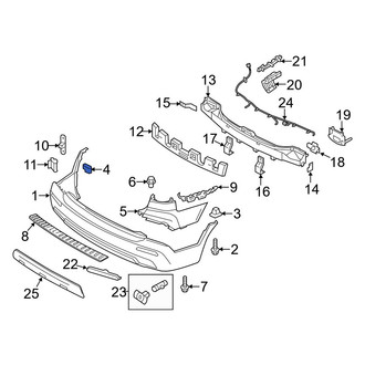 Kia OE - Lower Bumper Cover Nut