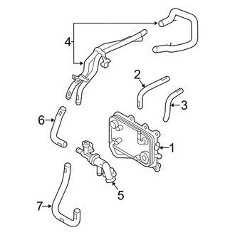 Kia OE - Cooling - Trans Oil Cooler (EX / Limited / LX / SX 3.3L)