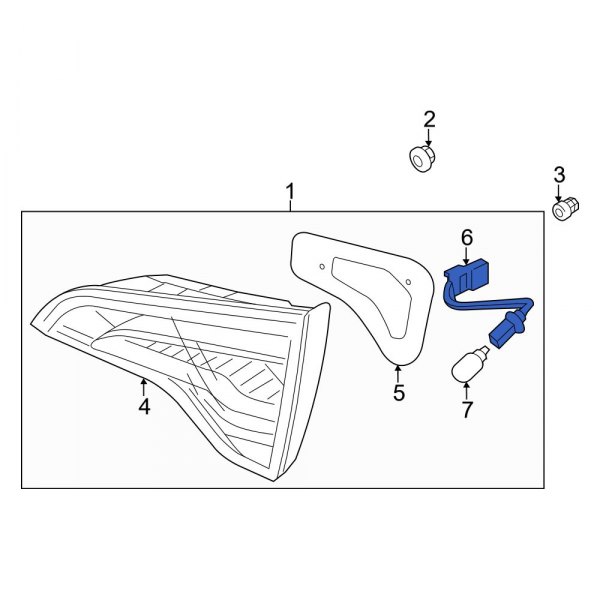 Tail Light Socket