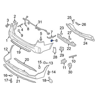 Kia OE - Fender Liner Nut