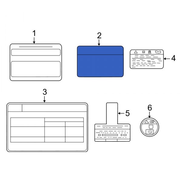 A/C System Information Label