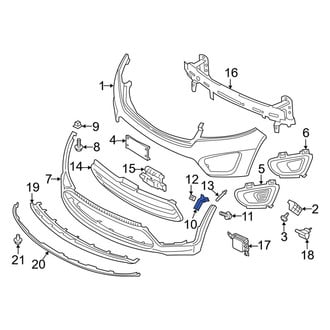 Kia OE - Left Wheel Arch Molding Bracket