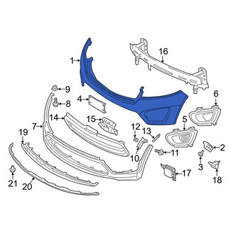 Kia OE - Front Upper Bumper Cover