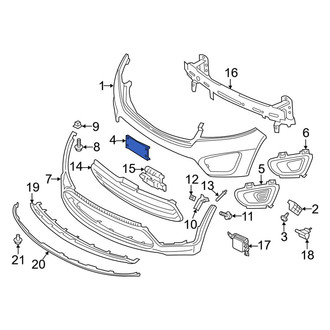 Kia OE - License Plate Bracket