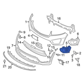 Kia OE - Front Left Fog Light Trim