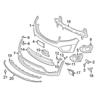 Kia OE - Front Bumper & Grille - Bumper & Components (2-Piece Bumper Cover)